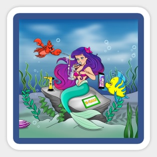 N-Hale Irie-Elle Dabbing Mermaid Sticker